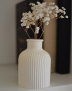 Minimalist White Ceramic Vase
