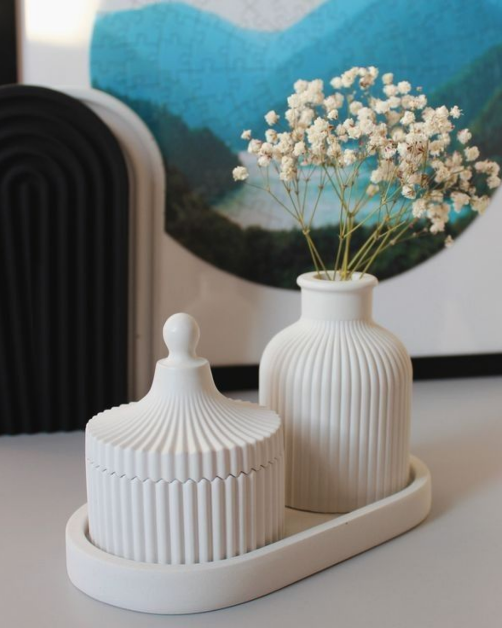 White Vase Set (Limited Edition)