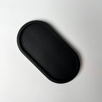 Black Oval Tray