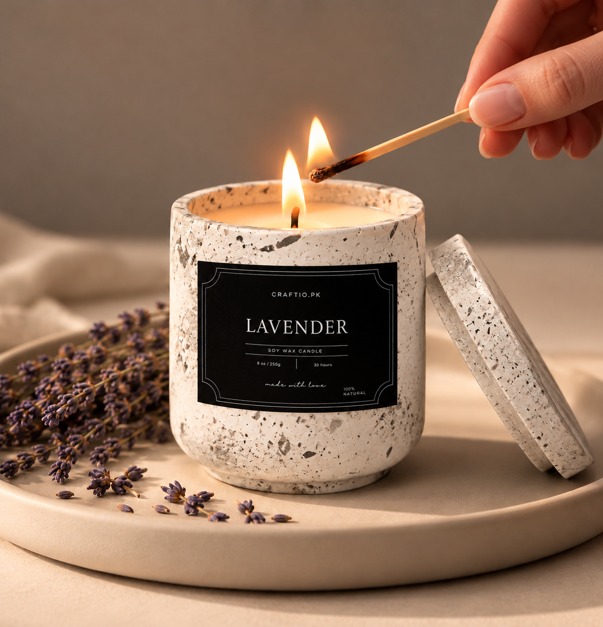 Lavender Candle Jar (Limited Edition)