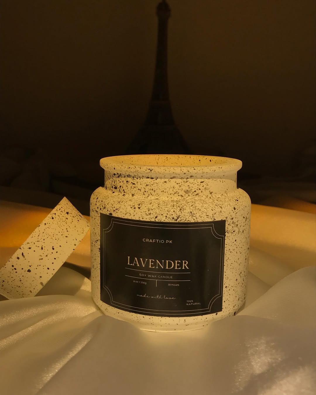 Lavender Candle Jar Set