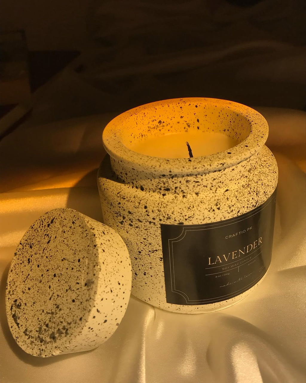 Lavender Candle Jar Set
