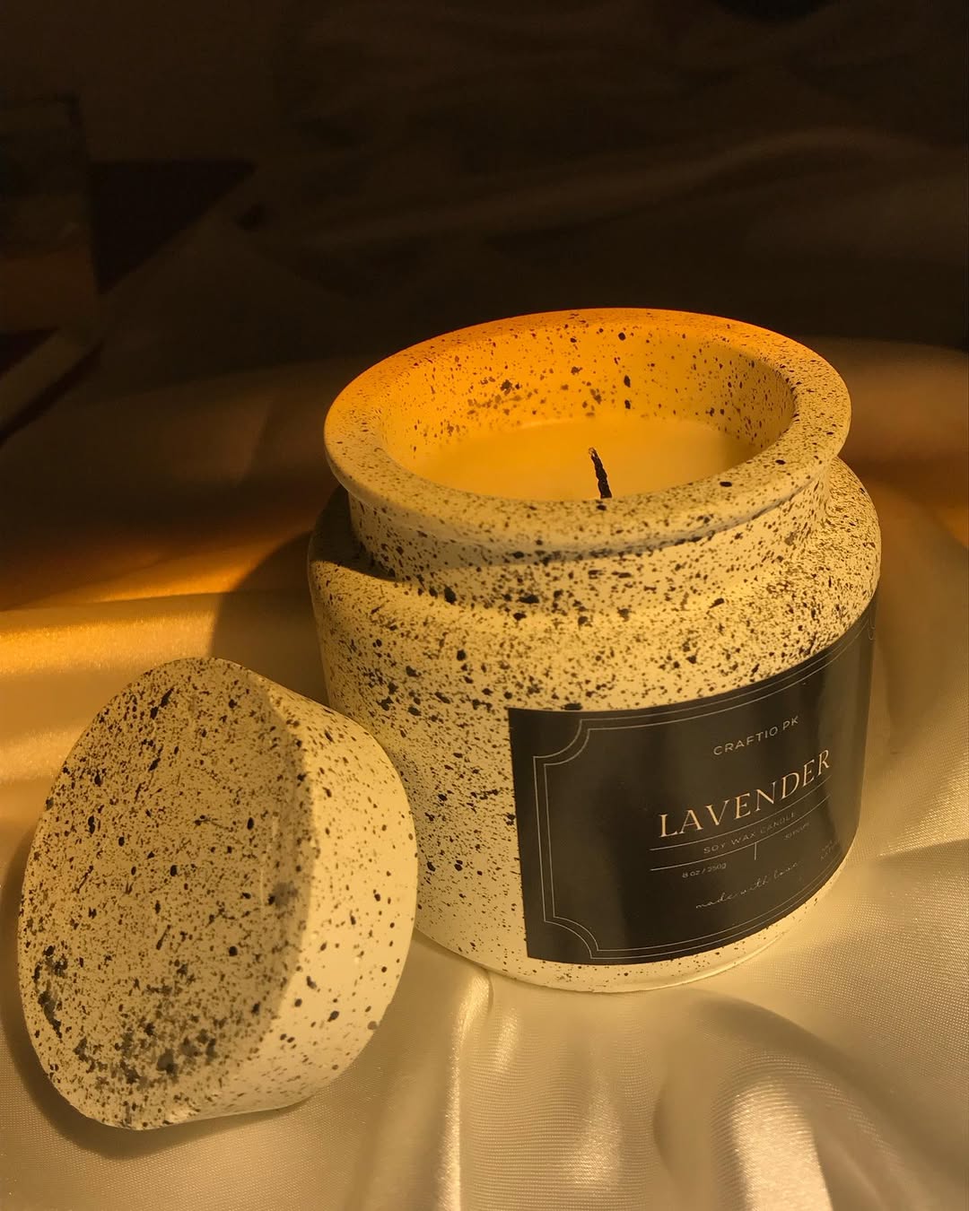 Lavender Candle Jar Set