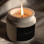 Lavender Candle Jar Set