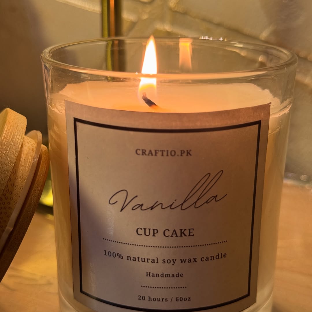 Vanilla Cupcake Candle