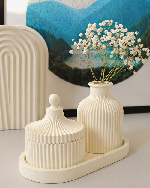 Beige Vase Set (Limited Edition)