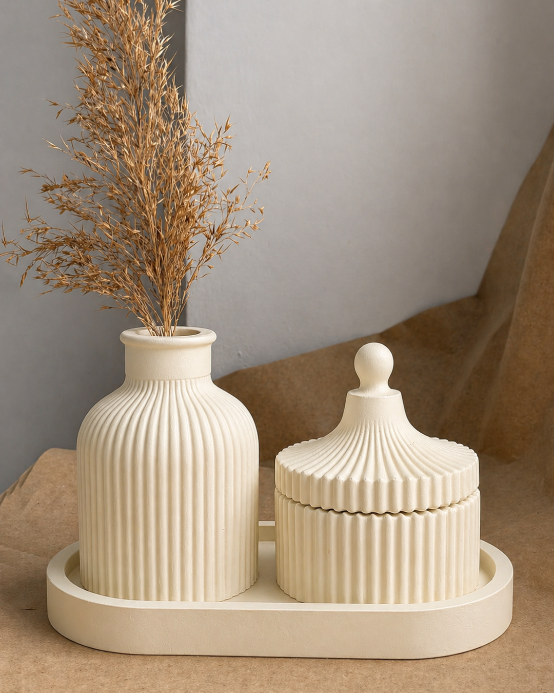 Beige Vase Set (Limited Edition)