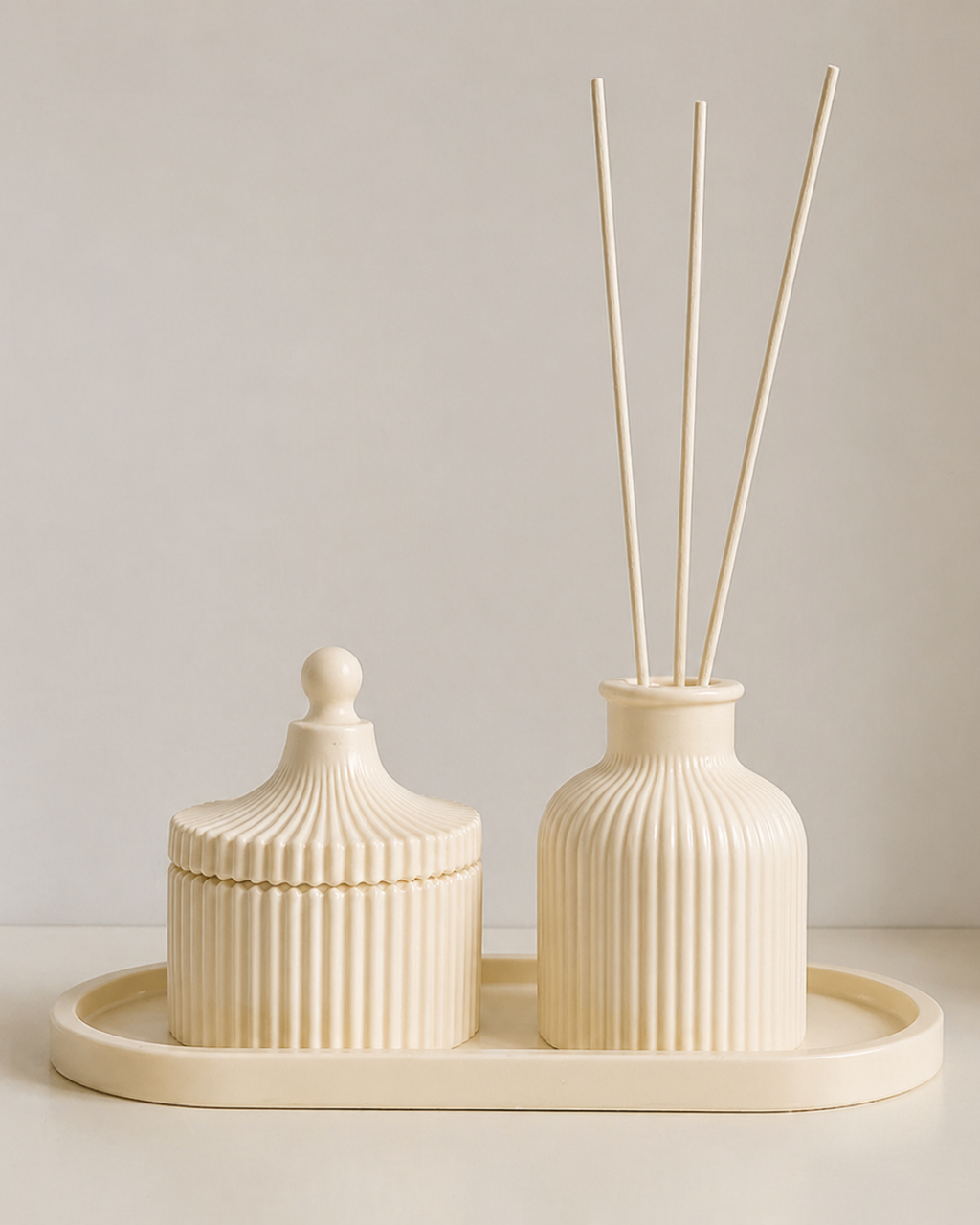 Beige Vase Set (Limited Edition)