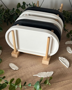 White Oval Tray