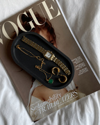 Black Oval Tray