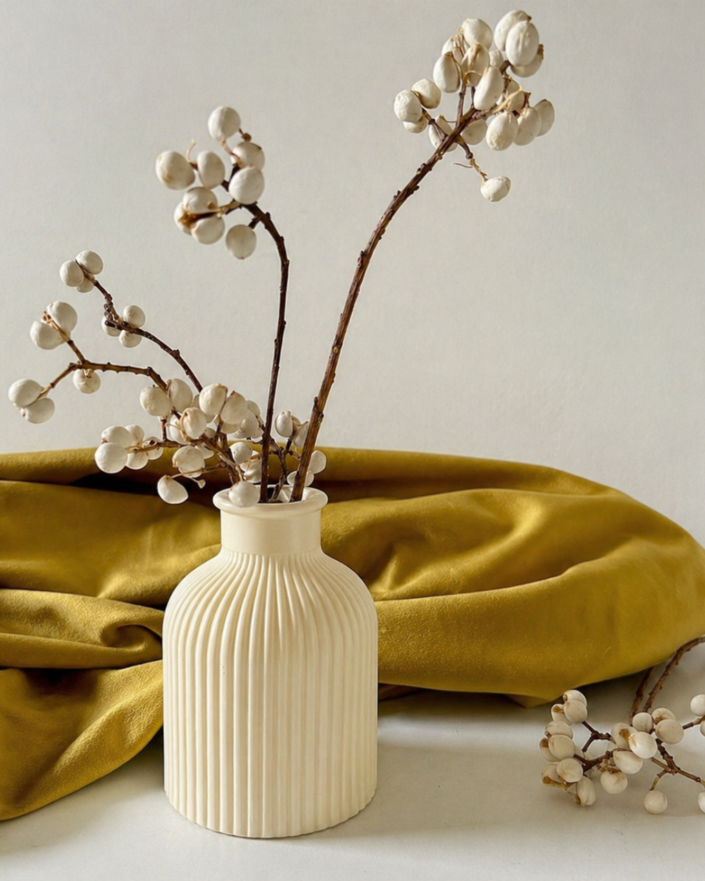 Minimalist Black Ceramic Vase