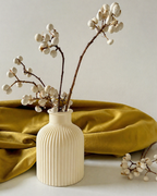 Minimalist Black Ceramic Vase