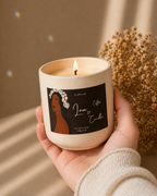 Coffee Soy Wax Candle in Marble Jar