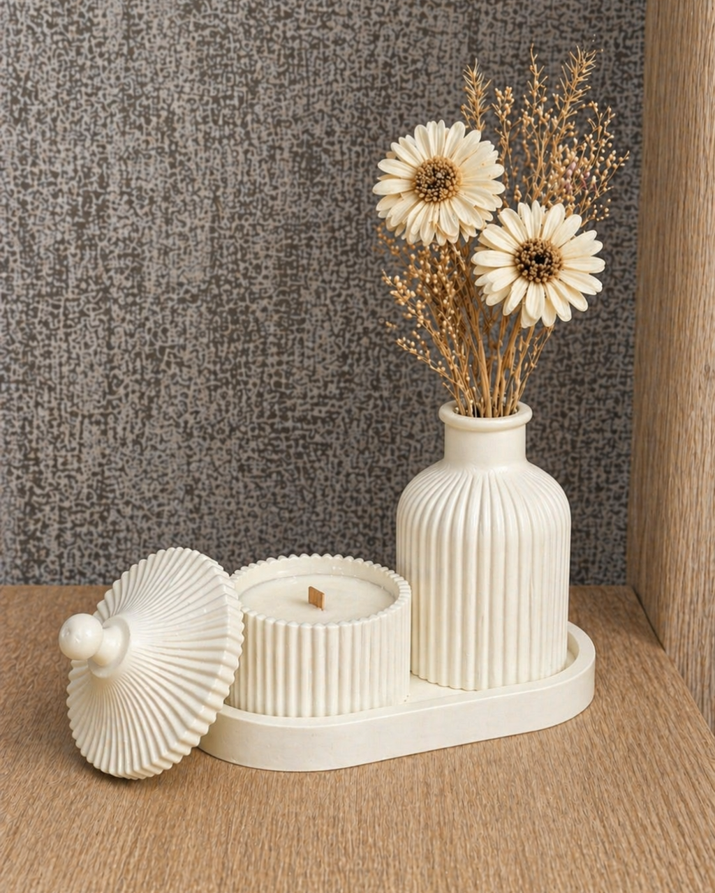 Beige Vase Set (Limited Edition)