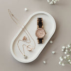 White Oval Tray