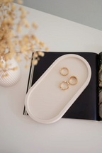 White Oval Tray